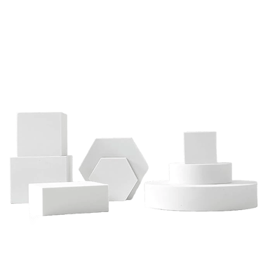 8PCS Geometric Cube Photo Props Set, Hard Foam Photography Background Props for Goods, Crafts, Lipst