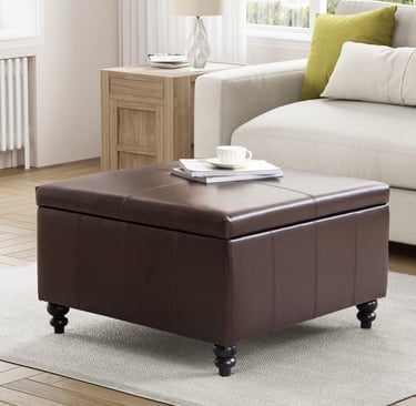 Ottoman Coffee Table with Storage for Living Room