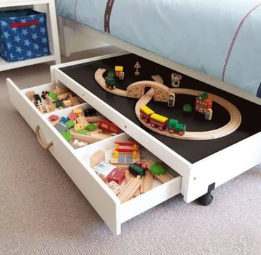 Rangements pour une chambre d'enfant 