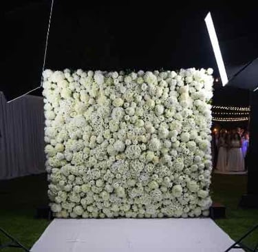 flower wall rental in Bakersfield