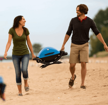 Weber Traveler Portable Gas Grill for delicious camp grilling