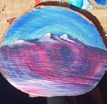 Centre (wood/oil) Kylee Nicole