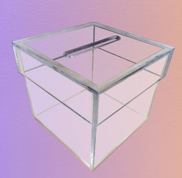 Transparent Acrylic Tip Box