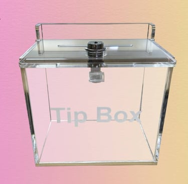 Secure Acrylic Donation Box
