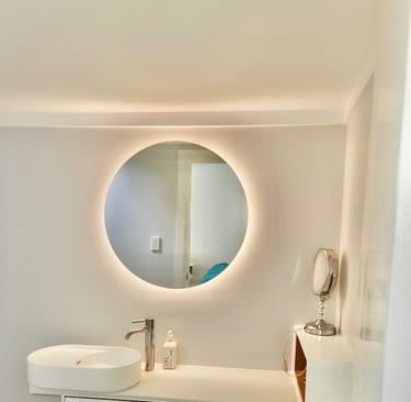 custom built bathroom vanity Kawau renovation