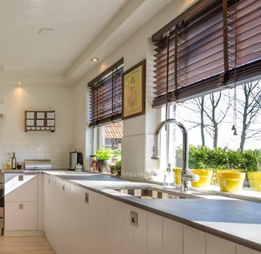 kitchen after a deep cleaning service
