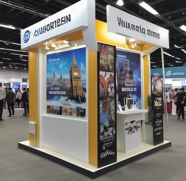 a group of people watching a video on a large screen