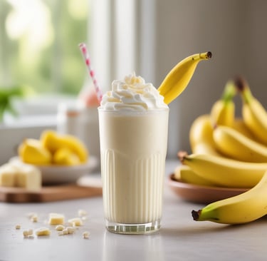 Deliciously Creamy Banana Milkshake Recipe