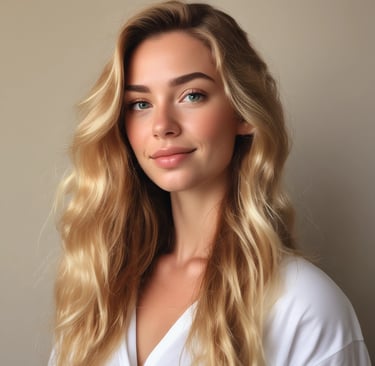 An array of True Love Beauty products displayed elegantly on a vanity.