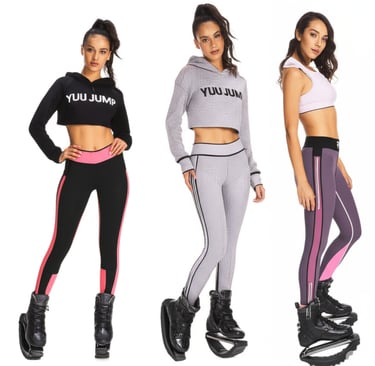 three women in sportswears and sportswears