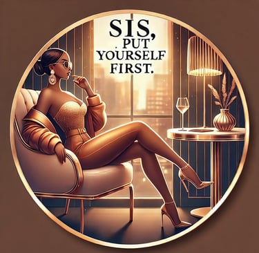 a woman sitting in a chair with a glass of wine