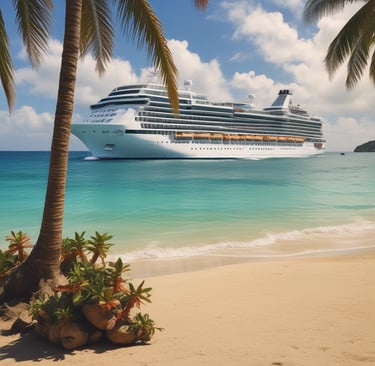 A welcoming image of a family enjoying a cruise together.