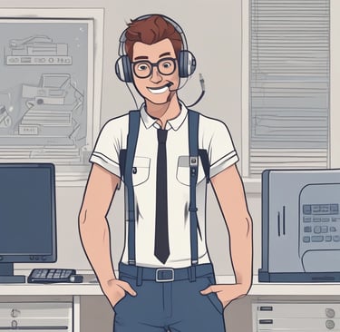 A friendly customer service representative ready to assist.