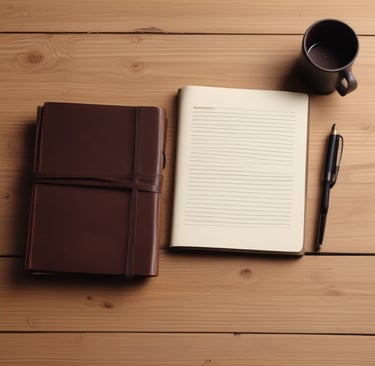 Leather Journal | Clean AF Self-Care mindful writing tool