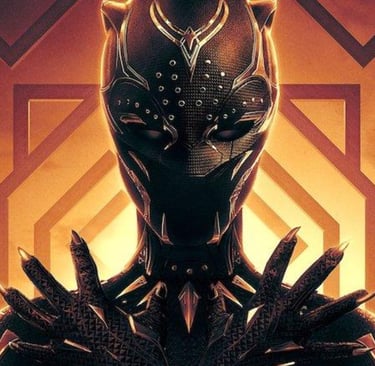 a black panther mask with a black panther costume