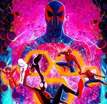 a spider - man in a spider - man suit with a spider - man costume