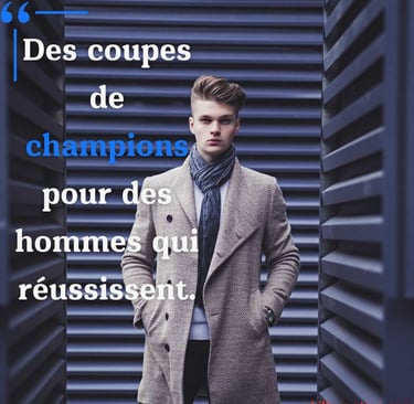 Idées de slogans pour coiffure homme