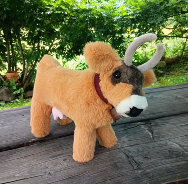 Peluche vache jersiaise