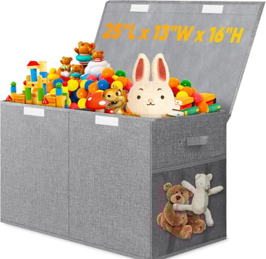 Toy Storage Box with Lid