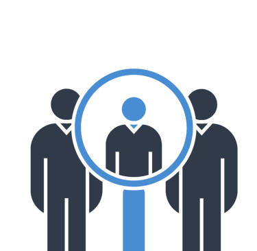 Ilustração encontrando alguém