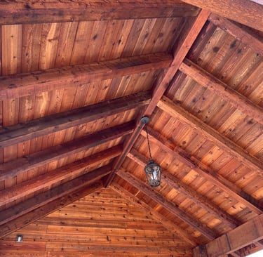 Cedar Patio Ceiling