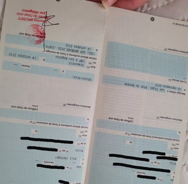 Livret de famille - mariage USA