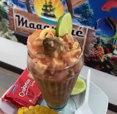 Ceviche, restaurante Magangue Altavista Quimbaya