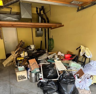 garage full of junk in san francisco ca