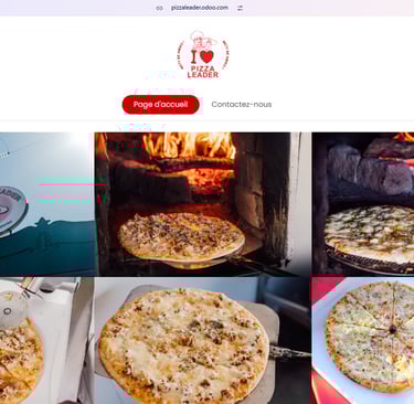 Site web : Pizza Leader