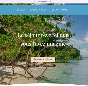Site web : Villa Nosy Manga