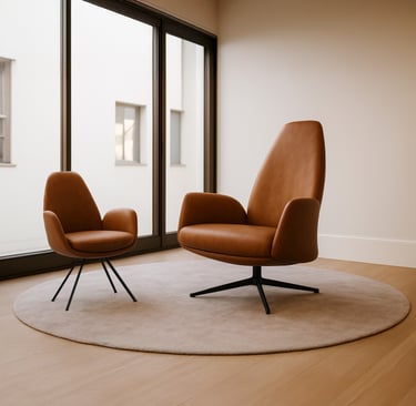 Dining chair, relax chair Design with complex system integration, rapid prototyping 