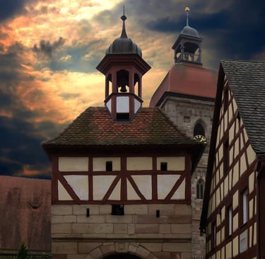a clock tower with a clock on top of it