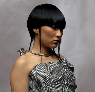 Bustier Kalaïne plis cousus à la main, pièce unique
