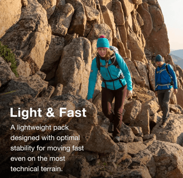  Osprey Talon/Tempest backpack for beginner backpacking