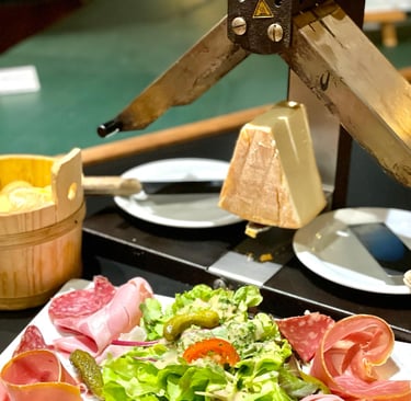 Traditional raclette