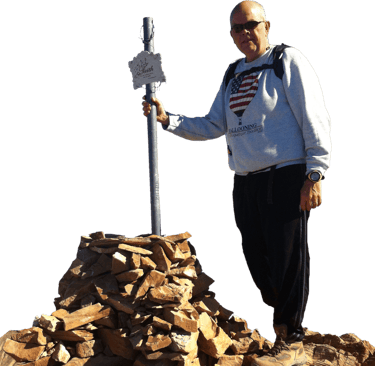 The Pirate atop Frenchman Mountain (December 6th, 2012)