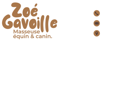 Masseuse équin et canin Zoé Gavoille