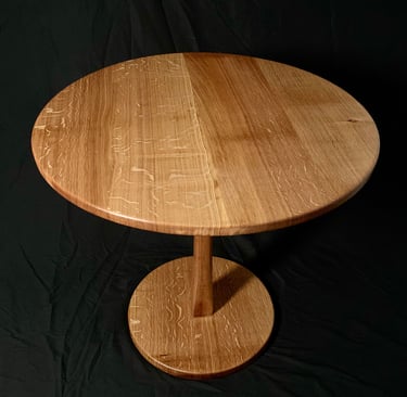 Oak Breakfast Table eye view
