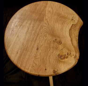 Live Edge Coffee Table top view