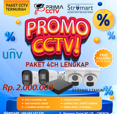 Promo Paket 4CH  UNV
