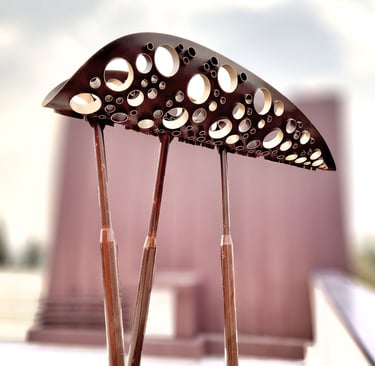 large outdoor metal sculpture