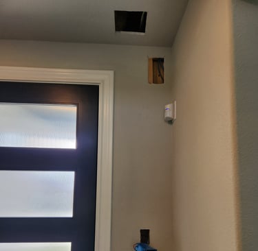 Add wiring for a new wired doorbell
