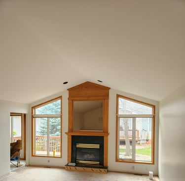 Popcorn ceiling removal expert work in Winnipeg, MB