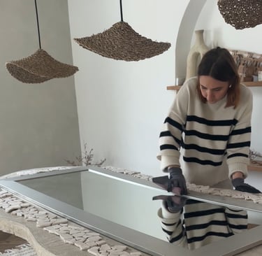 upcycling miroir idée