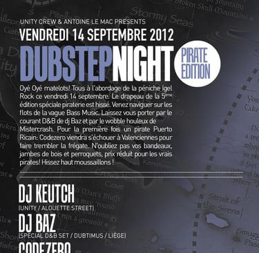 Dubstep Night @ Péniche Iget Rock - Valenciennes, France