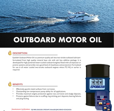 Marine lubricant manufacturer in the UAE