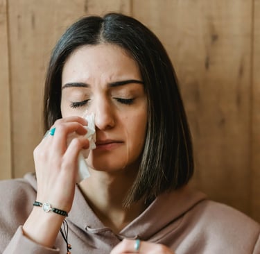 crying woman has cheating spouse and she feels hopeless and sad