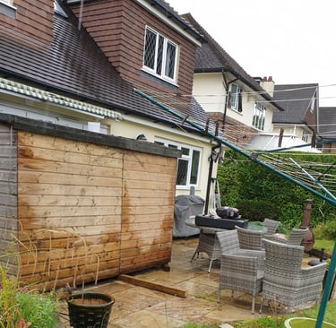 www.truthincontext.co.uk No mess or destruction to shed. Confirmed by Rosa and Murray Bell's friends