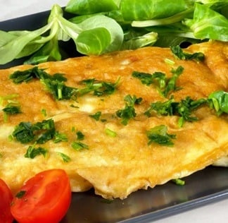 Savory omelette video recipe