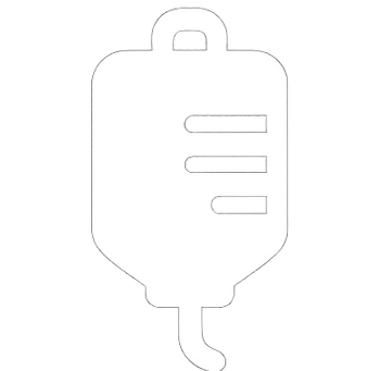 IV therapy icon representing neurologic infusion treatments.